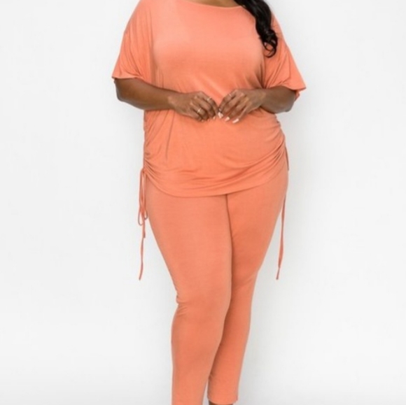 Pants - Plus size 2 piece pants set